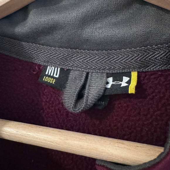 Central Michigan Chippewas Under Armour Quarter-Zip Pullover Jacket Medium - Picture 4 of 8